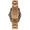 Women's 40mm Pink Dial Boyfriend Watch Multi-Function Steel Bracelet