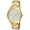 Womens Multi-Function Gold-Plated Watch with White Dial
