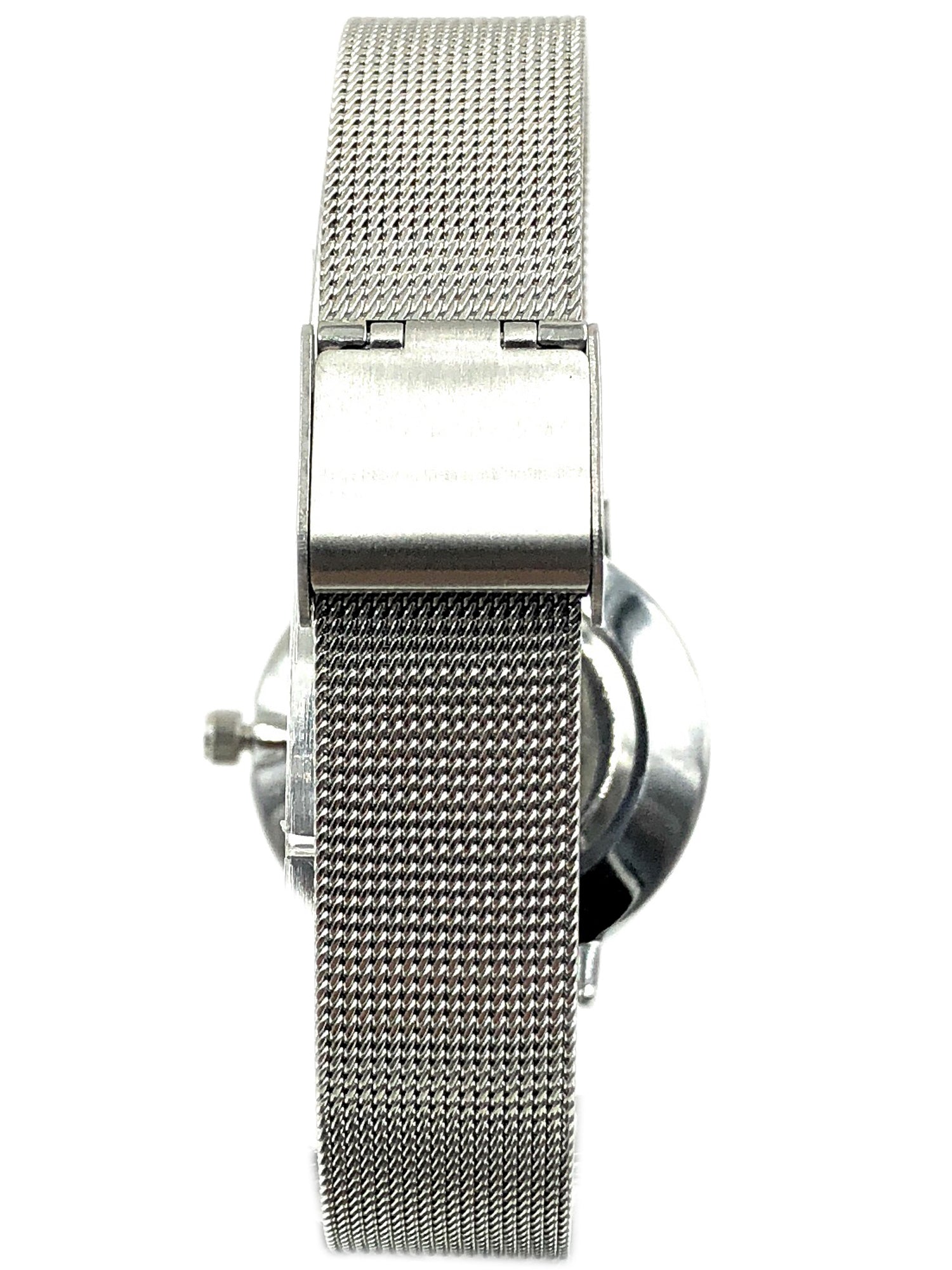 Women\'s Slim Silver Dress Watch, Steel Mesh Band - Peugeot Watches