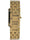 Women's 40x25mm Gold Bracelet Watch with Crystal Bezel