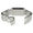 Women's  40x25mm Silver Bracelet Watch with Crystal Bezel