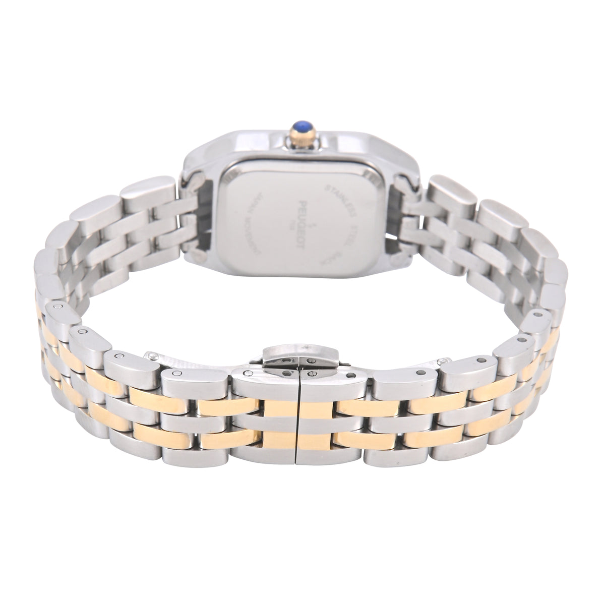 Womens 20x22mm Two-Tone Panther Link Bracelet Watch
