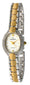 Womens Two-Tone Oval Dial Watch with Diamond Bezel and Two-Tone Bracelet