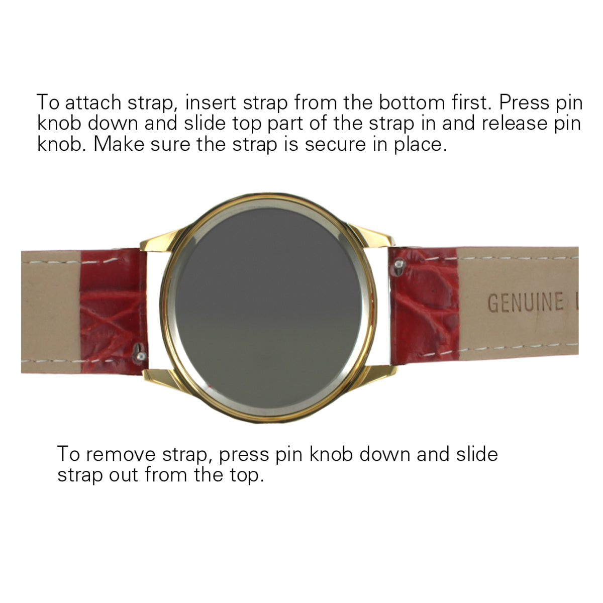 Women's Heart Shaped Interchangeable Crystal Set Watch