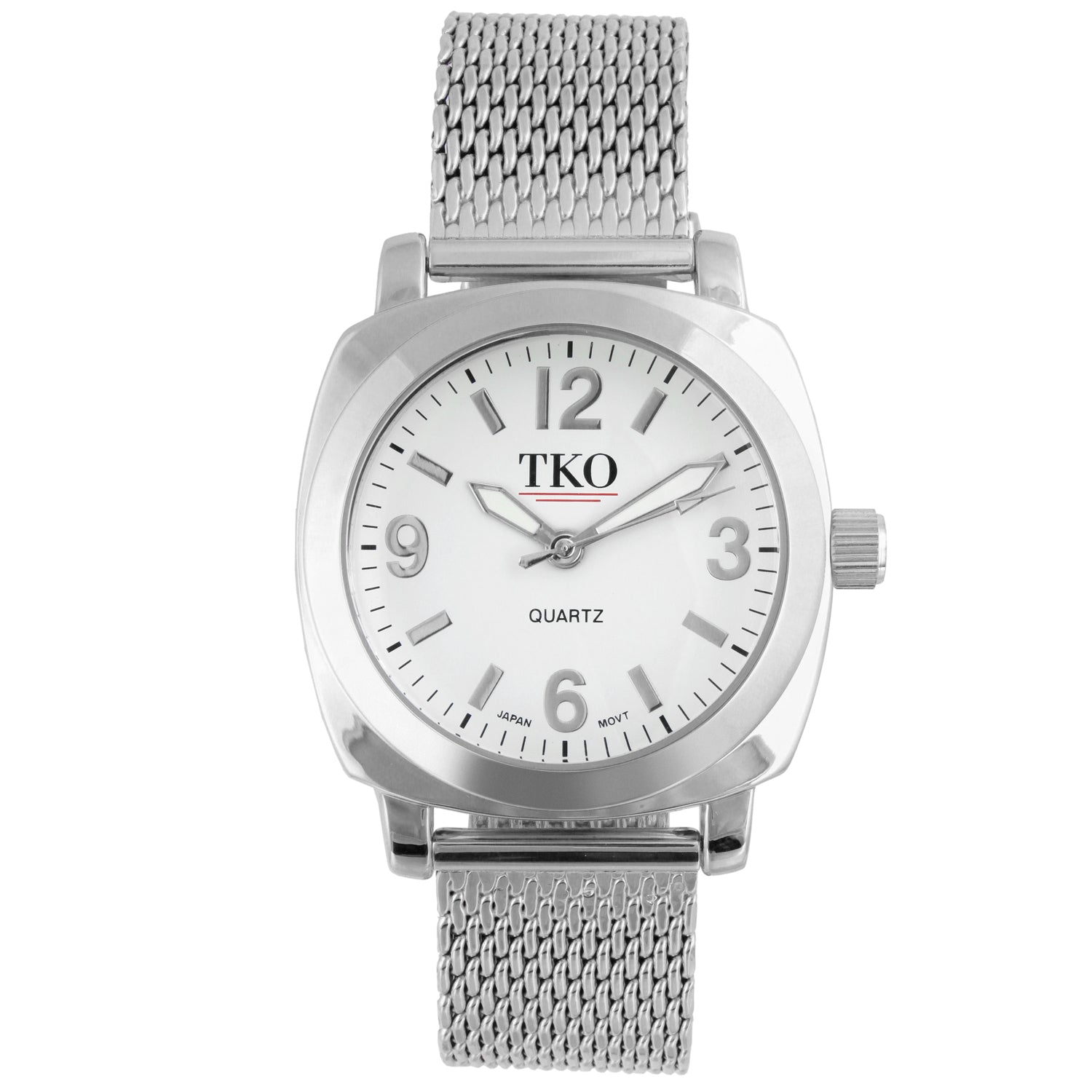 TKO 40MM Mesh Bracelet Watch - Silver