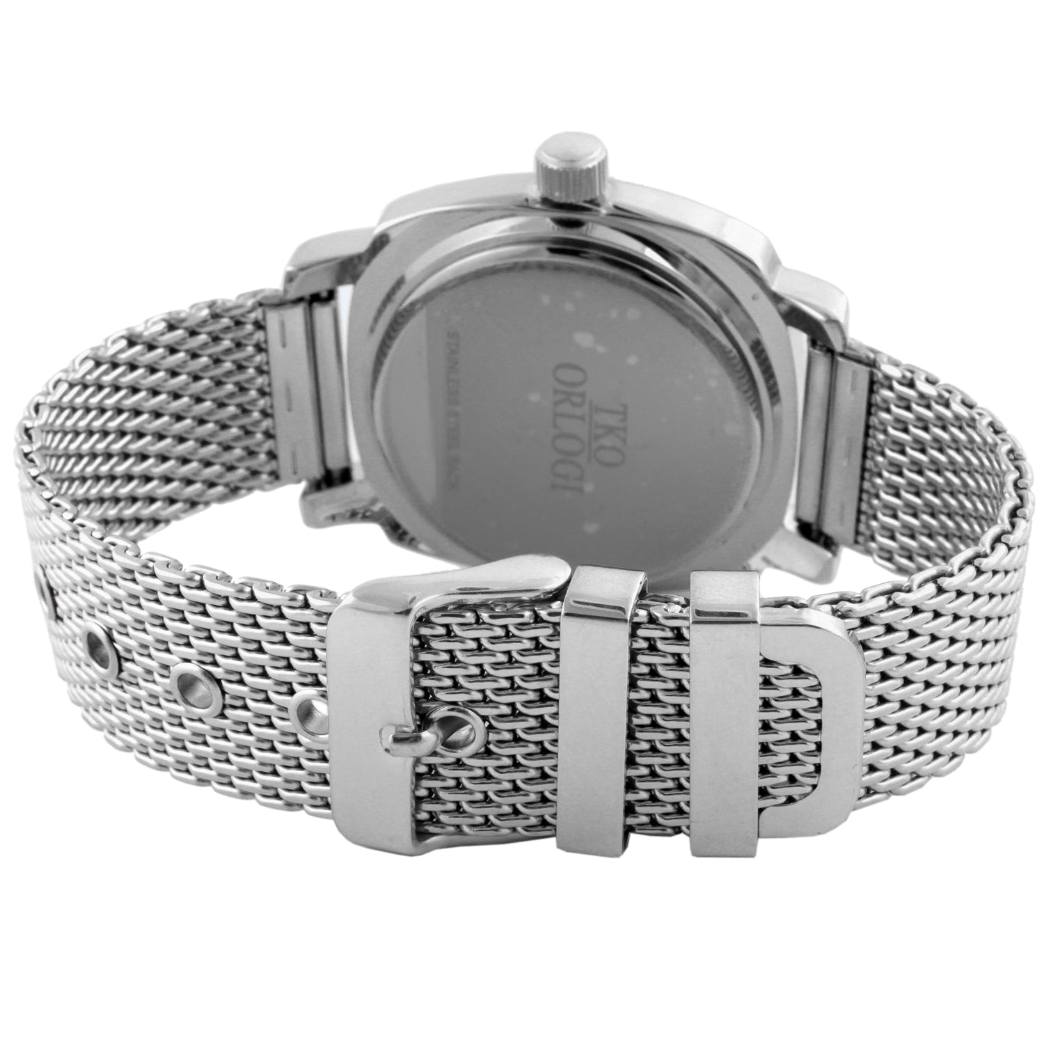 TKO 40MM Mesh Bracelet Watch - Silver