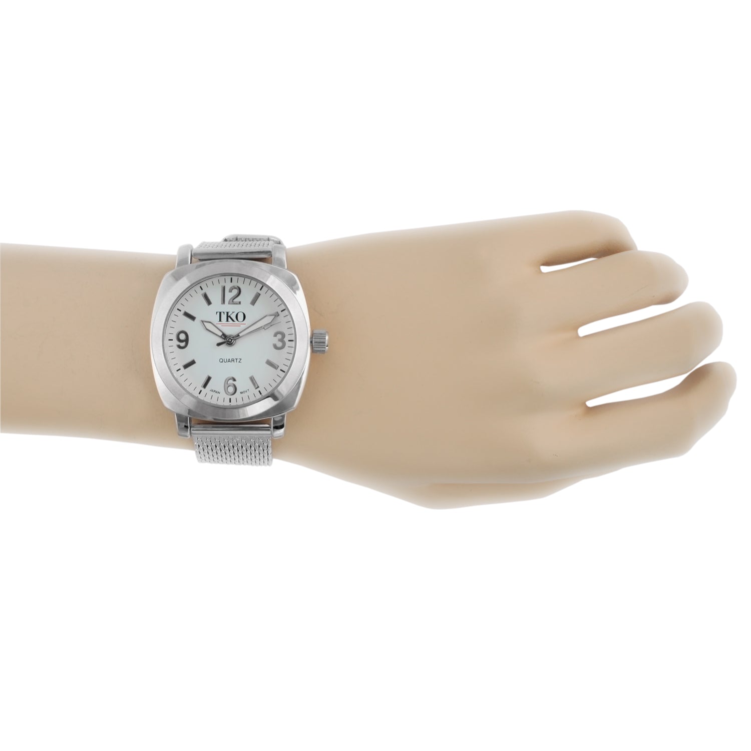 TKO 40MM Mesh Bracelet Watch - Silver