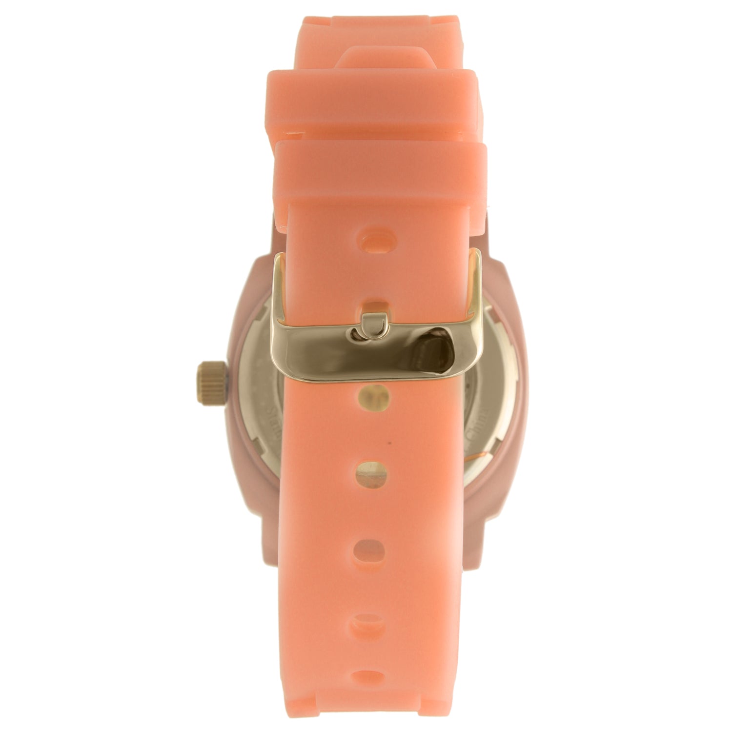 TKO 40mm Mechanical Skeleton Watch- Peach