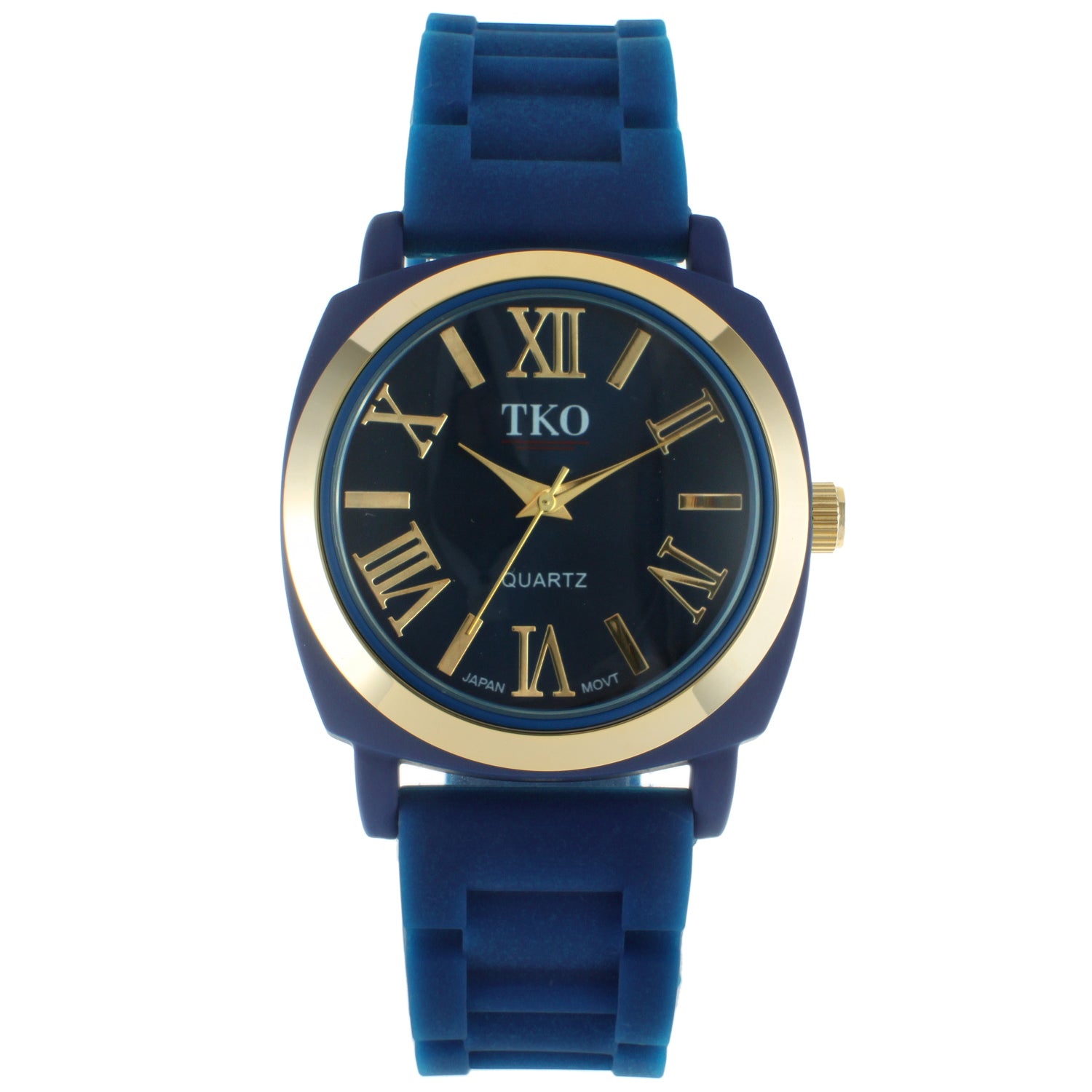 TKO Milano Fall Silicone Rubber Watch- Blue