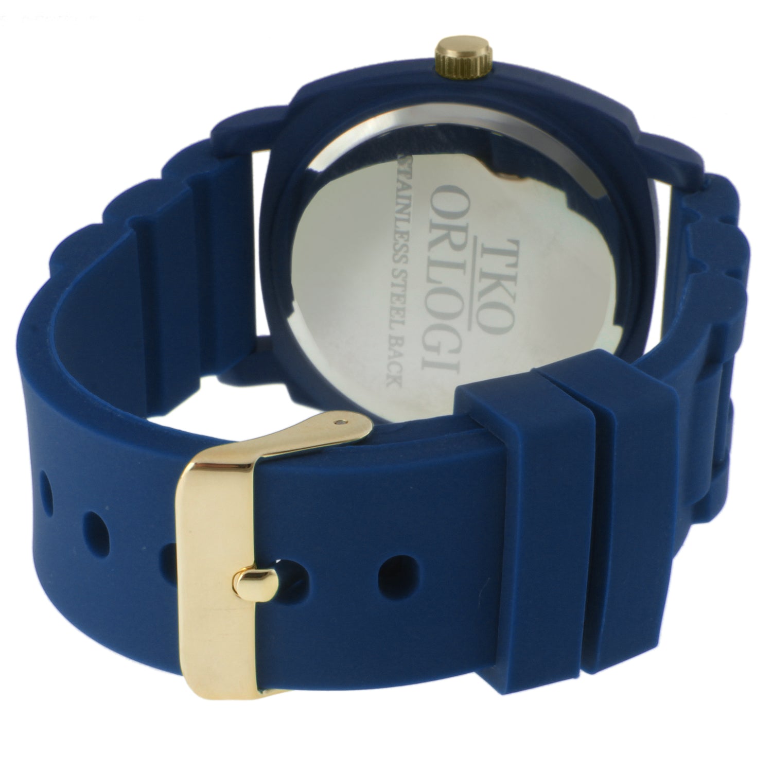 TKO Milano Fall Silicone Rubber Watch- Blue