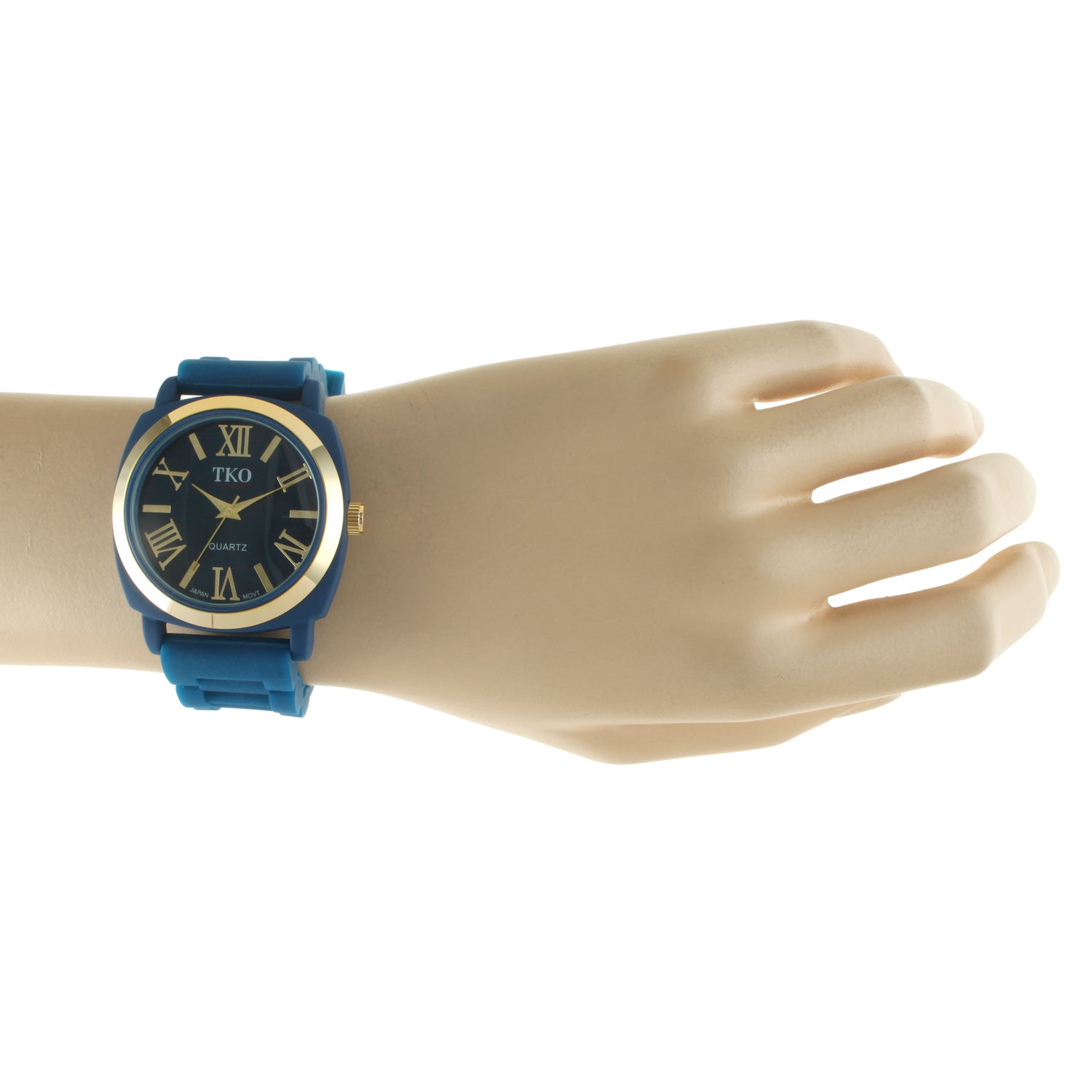 TKO Milano Fall Silicone Rubber Watch- Blue