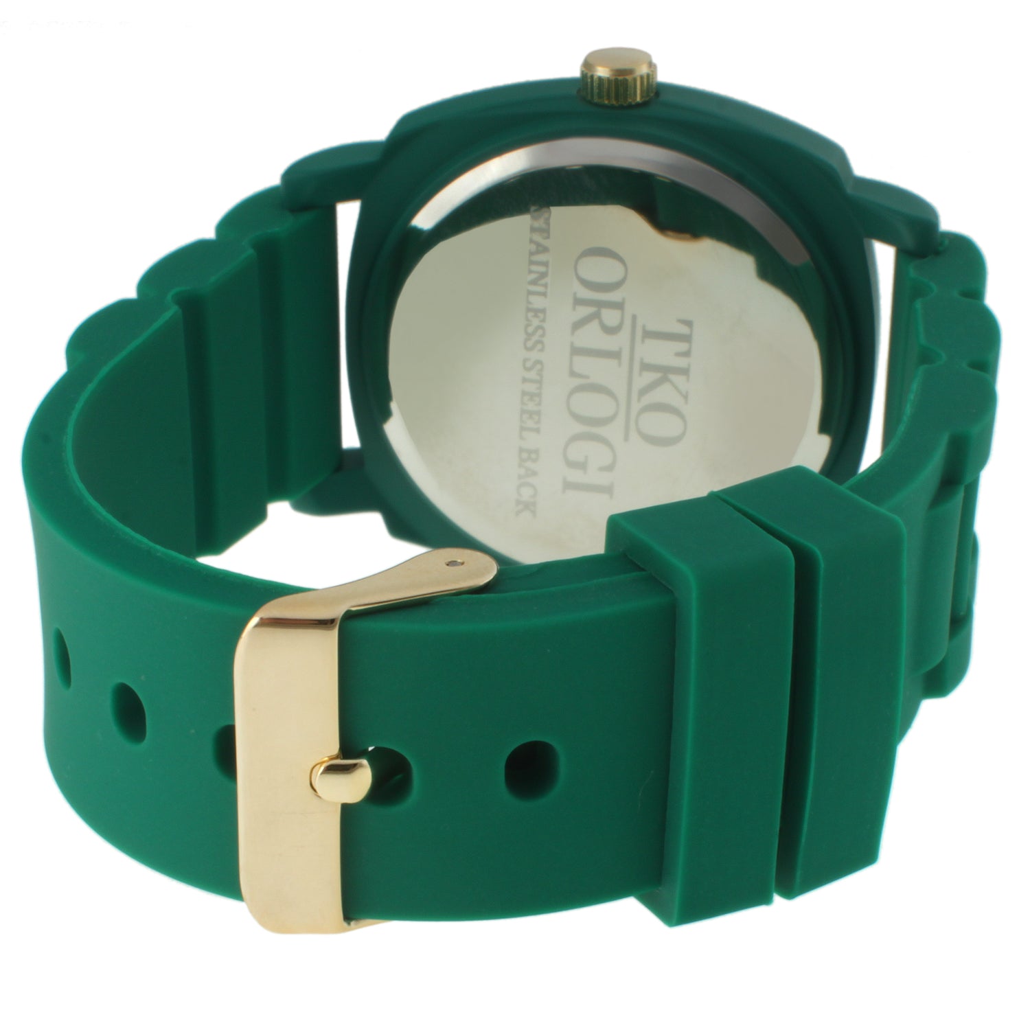 TKO Milano Fall Silicone Rubber Watch- Green