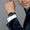 Men's 42mm Black Multi-Function Steel Mesh Watch