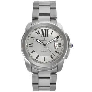 Men's 42mm Calendar Stainless Steel Bracelet Watch