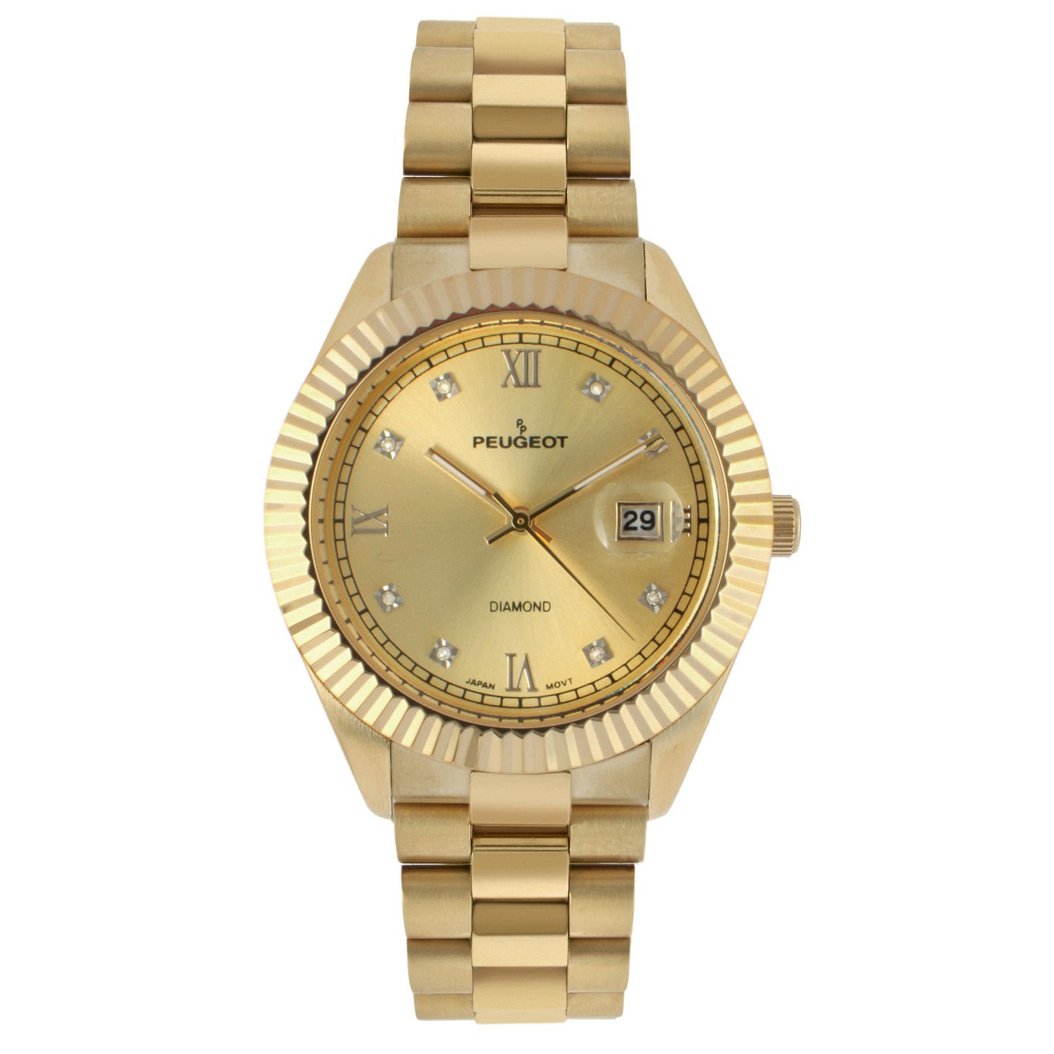 Peugeot gold watch 2025