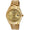 Men's 40mm Gold dial 14K Gold Plated Genuine Diamond Dial Watch