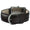 Men's 30X40mm Silver Tank Shape Watch with Black Strap