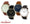 Men's 40mm Black Dial Super Slim Leather Strap Watch