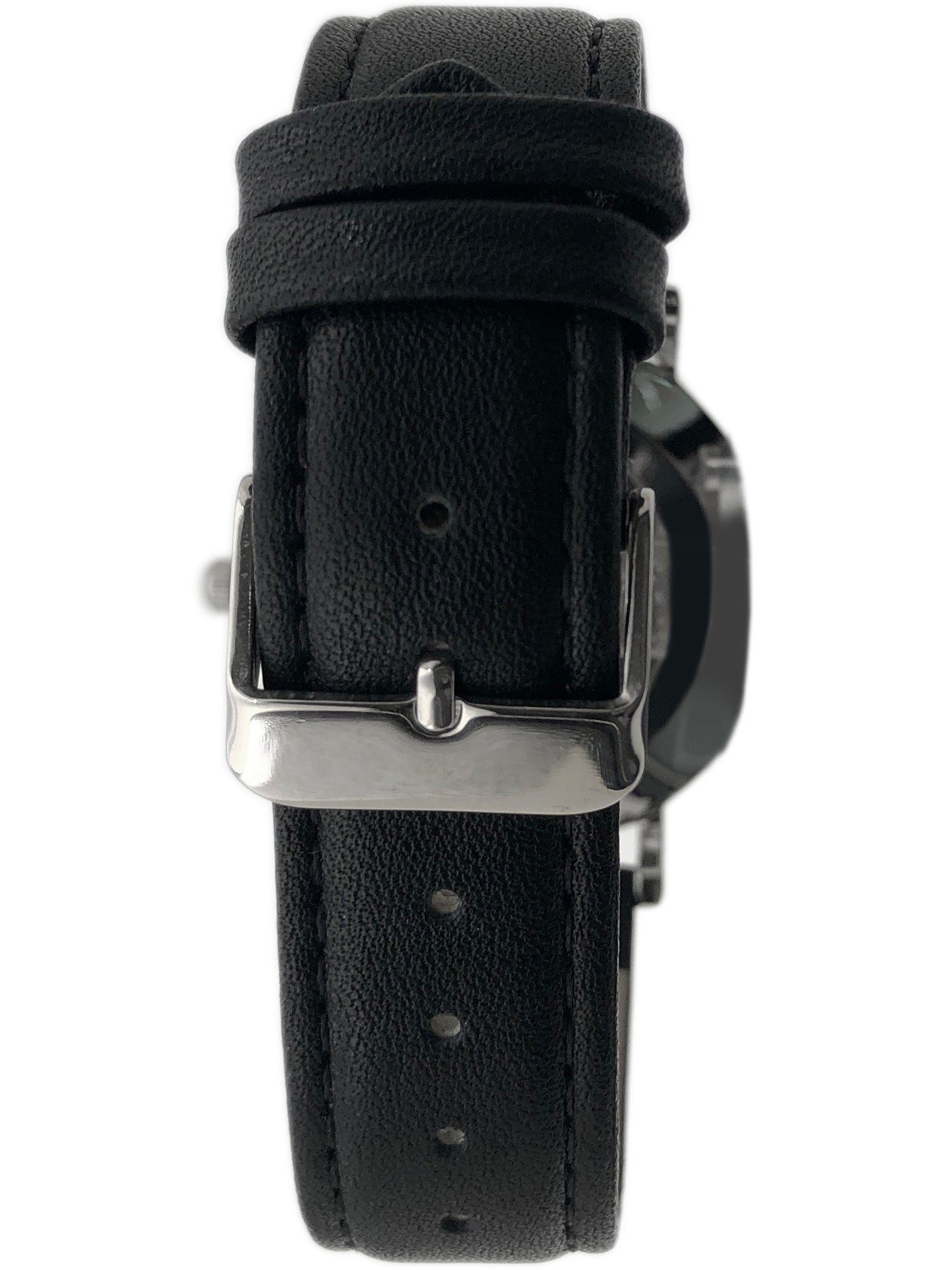 Black Leather Watch Strap