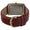 Men's x 30 mm Brown Vintage Tank Leather Strap Watch