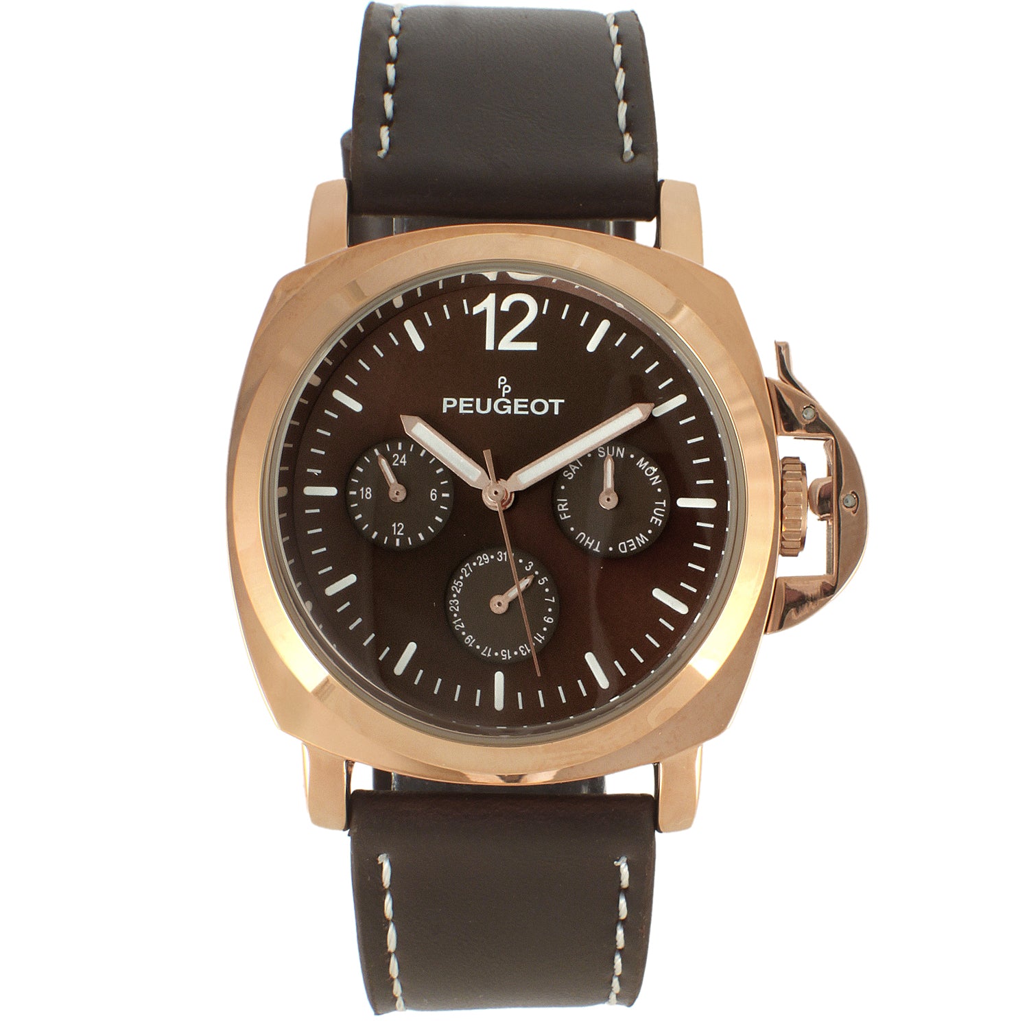 Dark Brown Leather Strap - Adjustable (11mm)