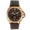 Men's 50mm Brown Multi-Function Leather Strap Watch