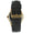 Men's 40mm Vintage White Dial Sun Moon Black Leather Strap Watch