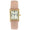 Women's Tank Watch Roman Dial Pink Suede Leather Strap