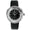 women 38mm round watch black face with 350 floating cz in bezel and diamond markerson dial 