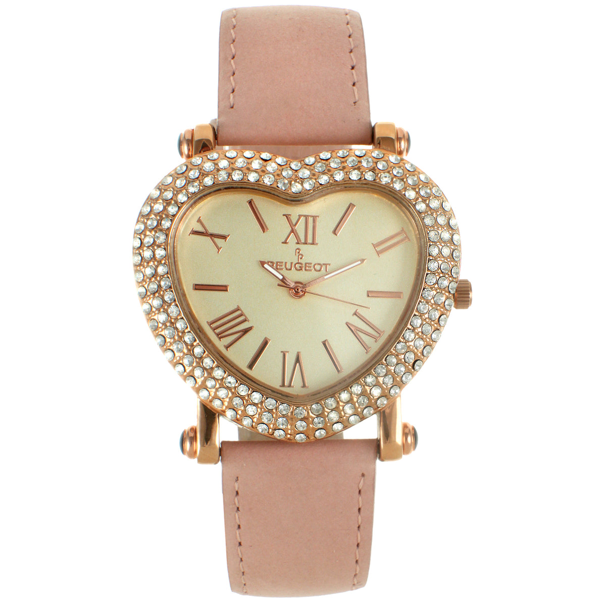 L & Co Rose Gold-Tone Crystal Accent Women\'s Watch - Blush Strap. BNIB Time and Tru Women main image 4