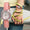 Women's 28mm Pink Watch with Crystal Bezel Leather Strap