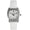 Women's 32mm White Crystal Bezel Leather Strap Watch