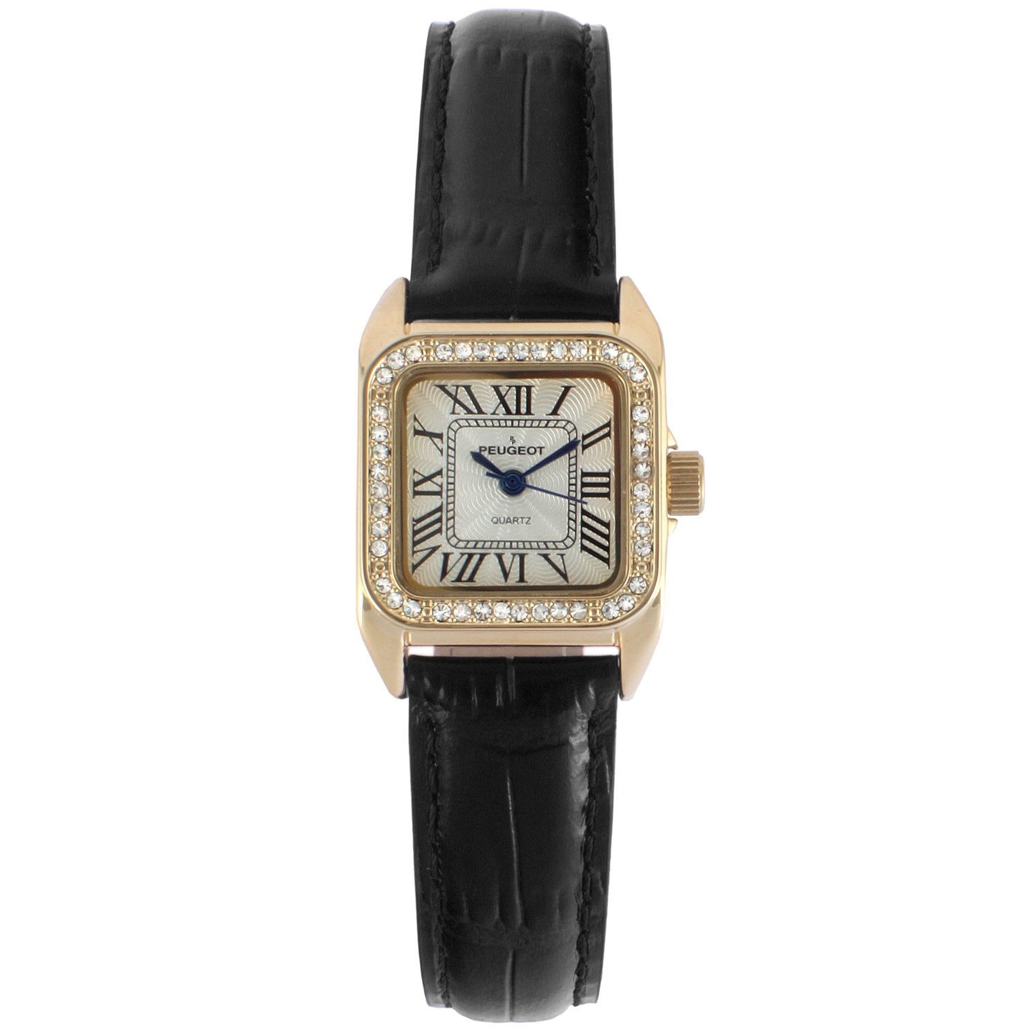 Women's Jeweled Evening Watch 6 Strands of Genuine Swarovski