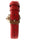 Women's 30mm Red Modern Calfskin Leather Strap Watch