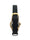 Women's Small Face Watch- 14K Gold Plated Bezel with Genuine Leather Band