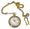 Peugeot Men's 14Kt Gold Plated Vintage Pocket Watch with Chain,