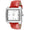 Women's Square 35x40mm Easy Read Big Face Watch with Leather Band