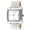 Women's Square 35x40mm Easy Read Big Face Watch with Leather Band