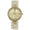 Women's Cream Ceramic Watch 34mm Crystal Bezel