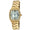 Women 34mm Barrel Shape Crystal Bezel Bracelet Watch