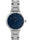 Women's Watch 30mm Blue Dial Sleek Stainless Steel Bracelet