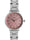 Women's Watch 30mm Pink Dial Sleek Stainless Steel Bracelet