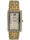 Women's 40x25mm Gold Bracelet Watch with Crystal Bezel