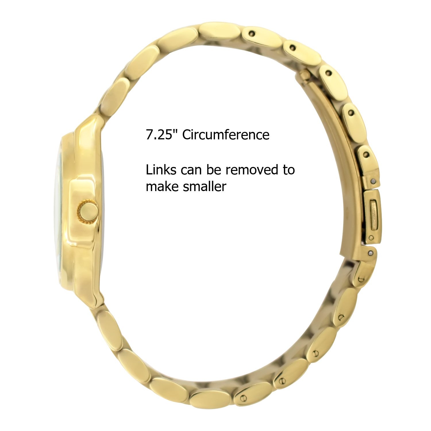 Women s 32mm Hex Shape Gold Bracelet Watch Peugeot Watches