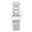 Women's 32mm Hex Shape Silver Bracelet Watch