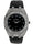 Women's 37mm Black Watch with Crystal Bezel Leather Band